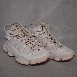 Jordan 6 Rings Shoes White Women's US 5.5 UK 3 EU 36 CM 22.5